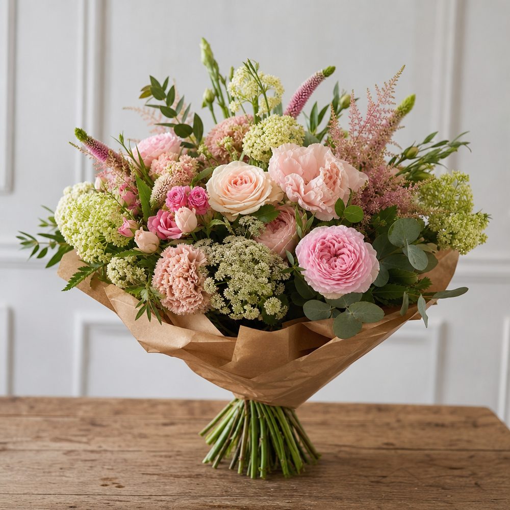Blush birthday bouquet